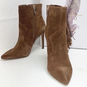Jessica Simpson Fringe Suede Booties
